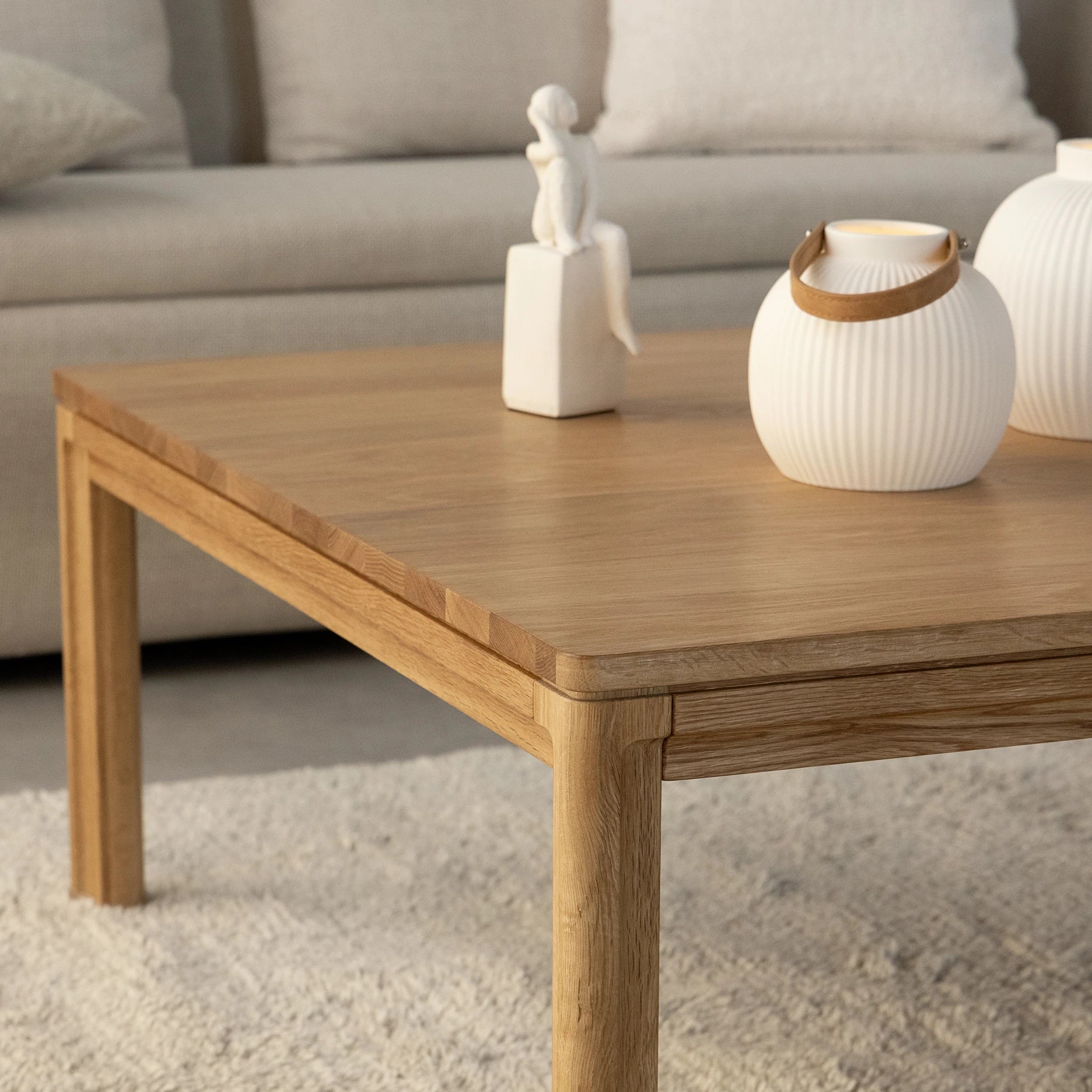 New Carver Sofatisch 90x90 cm – Furnier